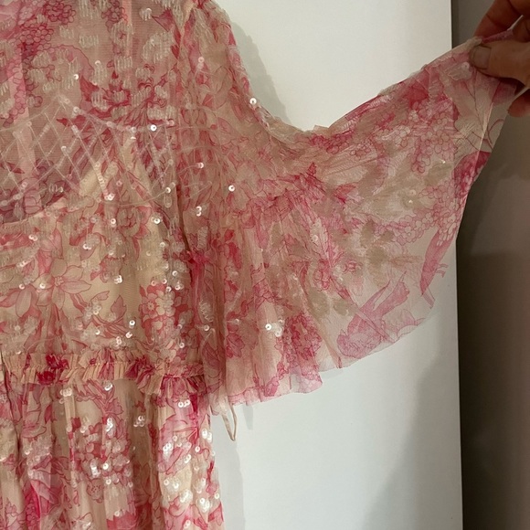 Mac Duggal 9148 Embellished  Floral Mini Dress Size 12 NWT - Picture 10 of 12